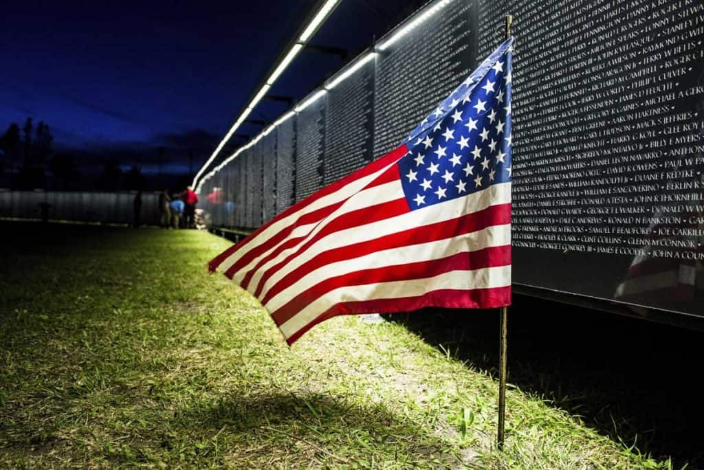 The Wall That Heals comes to Windsor, CA. Sponsored in part by KC's American Kitchen.